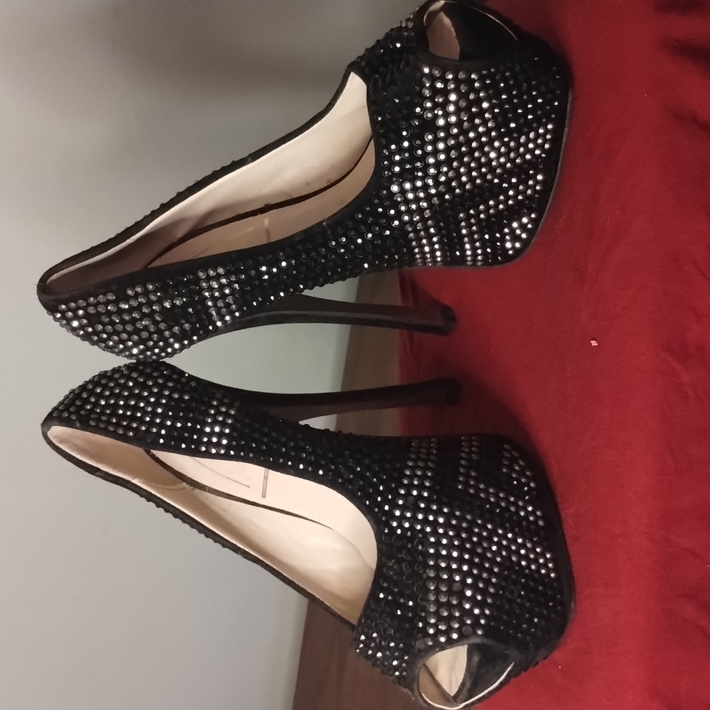 Rhinestone Platform 6" heel